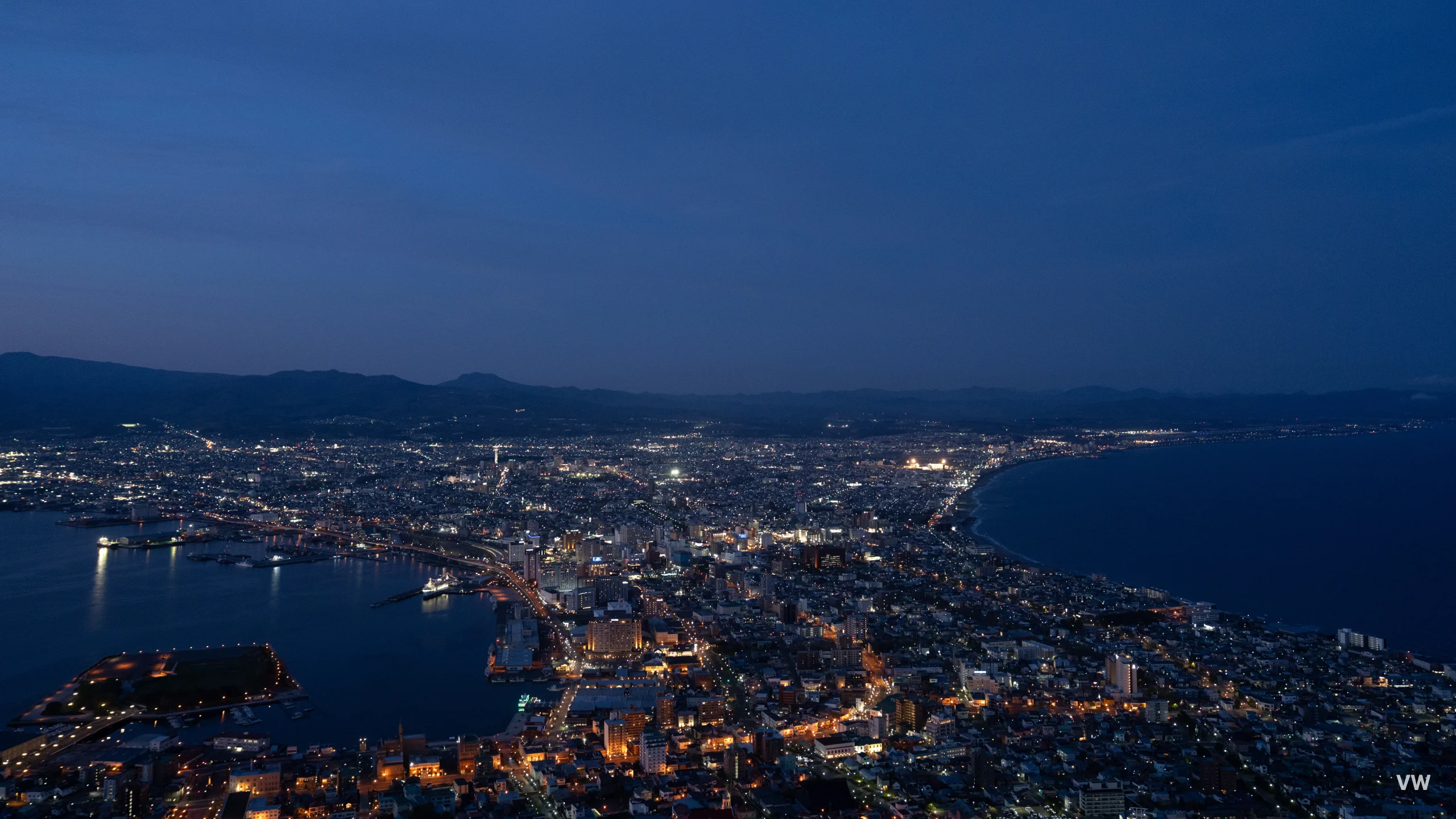 函馆山百万夜景